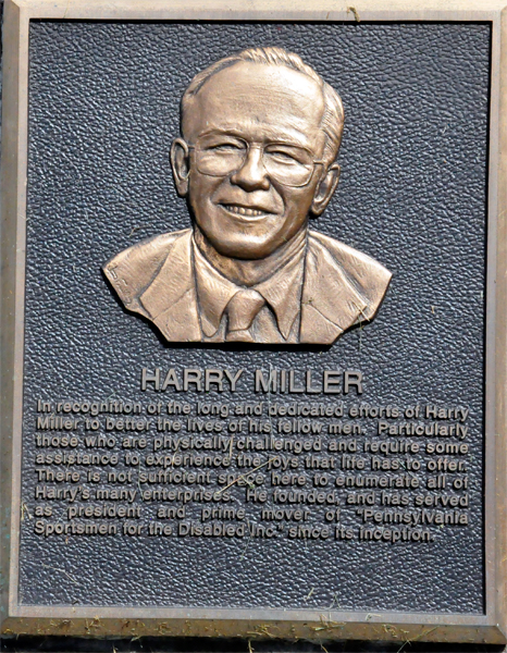 plaque about Harry Miller